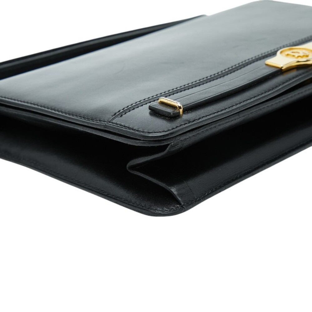 CHRISTIAN DIOR Black Leather Shoulder Bag - Picture 5 of 8